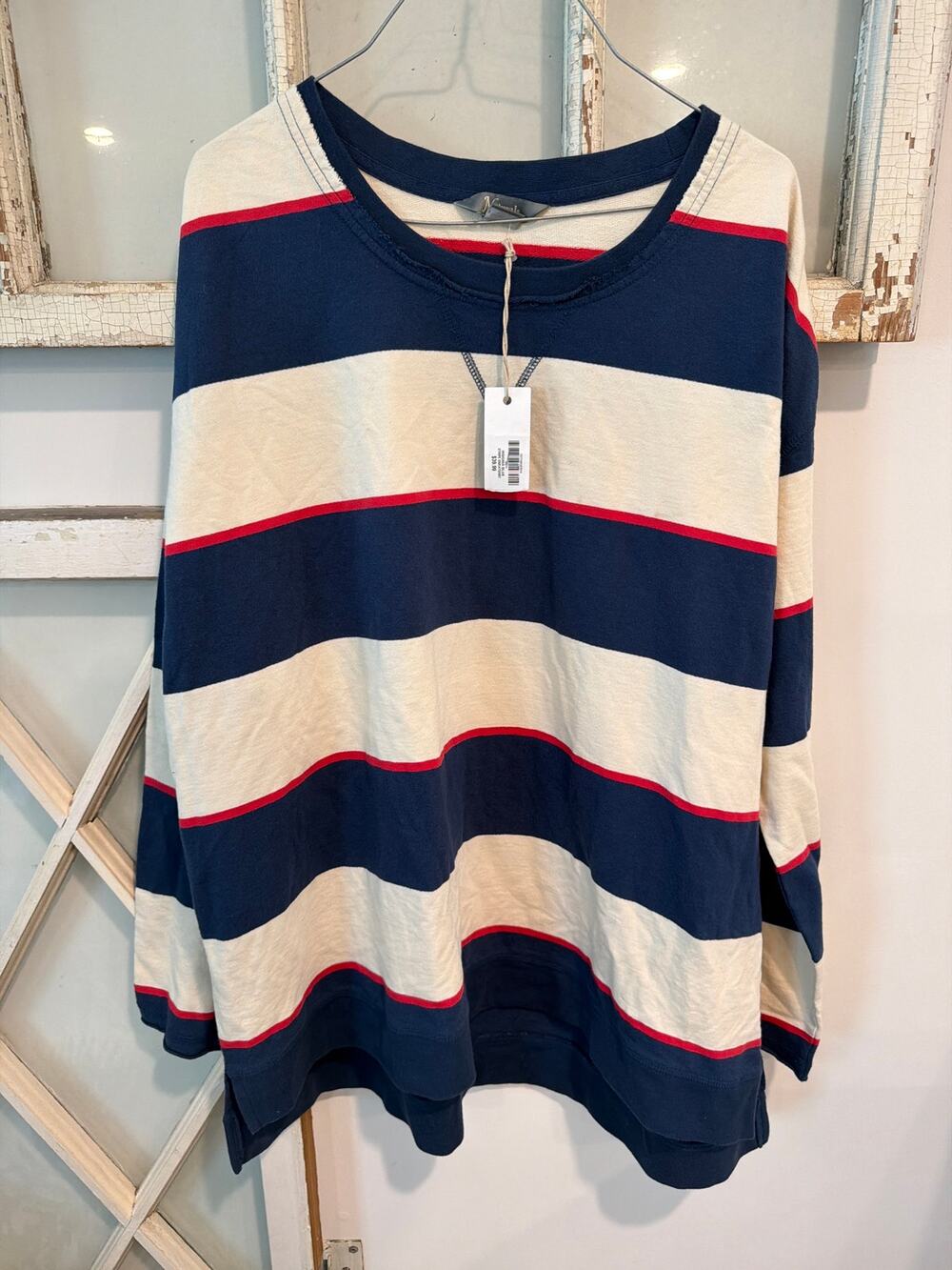 NWT Natural Reflections men’s XL striped top